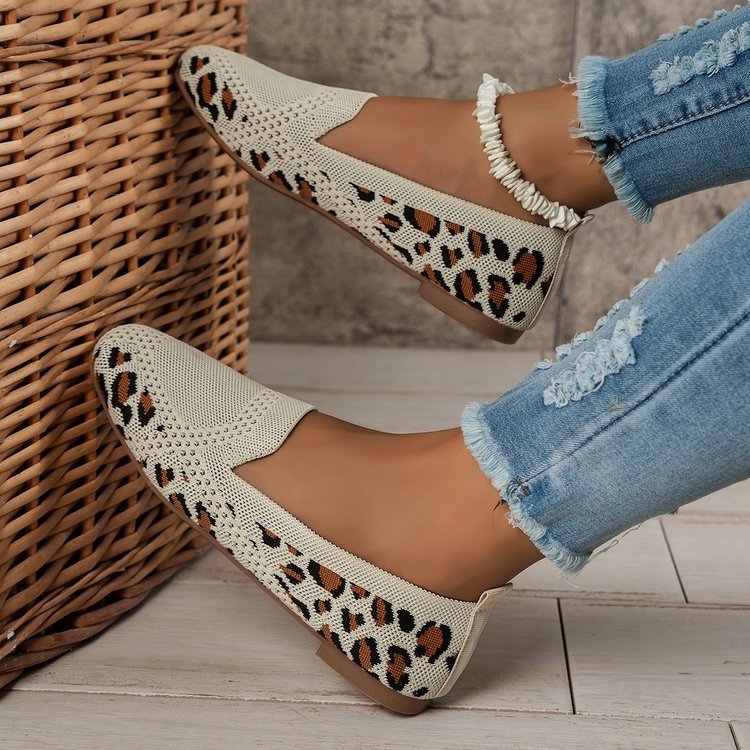 Juliet – Chaussures à Talon Plat Tissées Volantes pour Femmes