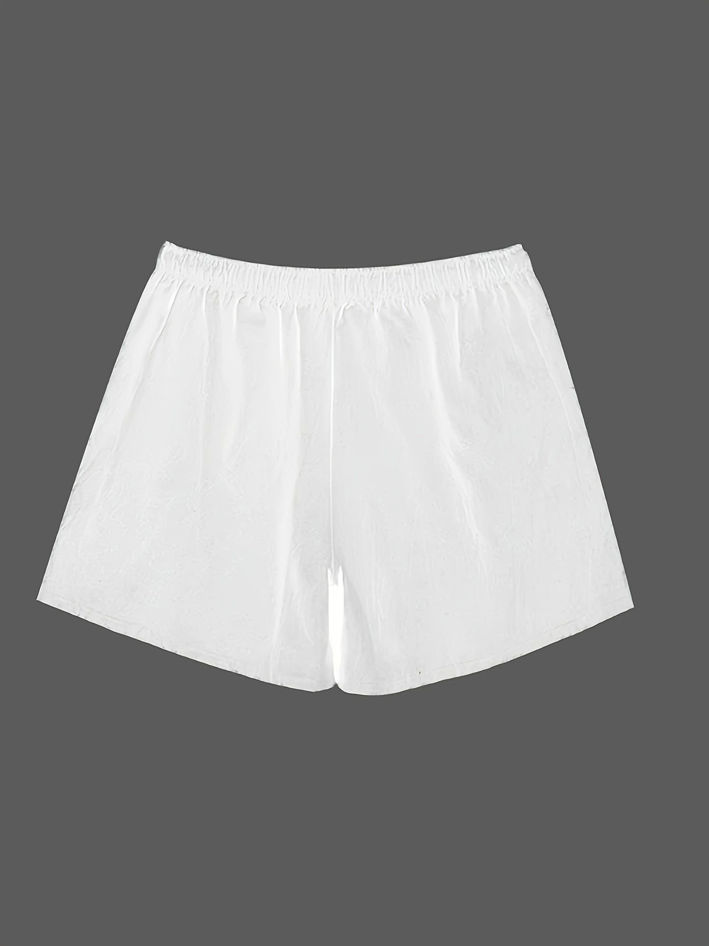 Herre badeshorts i afslappet stil med justerbar snor til strand eller pool