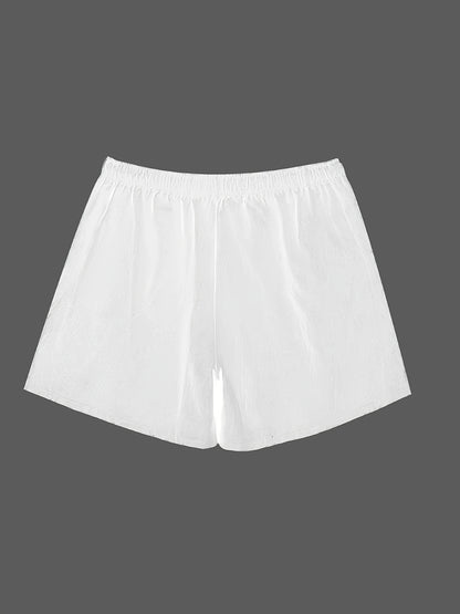 Herre badeshorts i afslappet stil med justerbar snor til strand eller pool