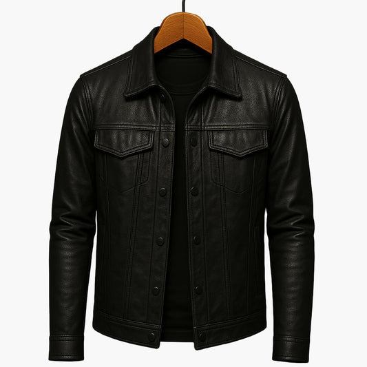 Veste homme style moto coupe moderne pour look urbain et élégant
