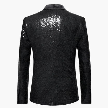 Veste de soirée homme élégante à sequins pour événements et fêtes