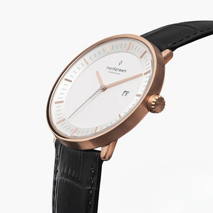 Phillip – Montre unisexe avec bracelet en cuir