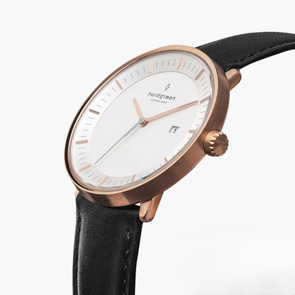 Phillip – Montre unisexe avec bracelet en cuir