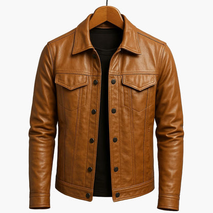 Veste homme style moto coupe moderne pour look urbain et élégant