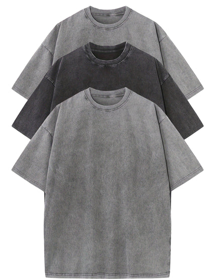 T-shirt décontracté homme coupe ample style urbain pour usage quotidien