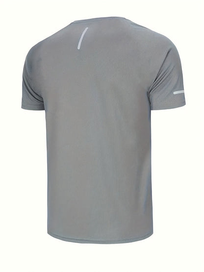 T-shirt de sport homme à manches courtes style moderne pour entraînement et running