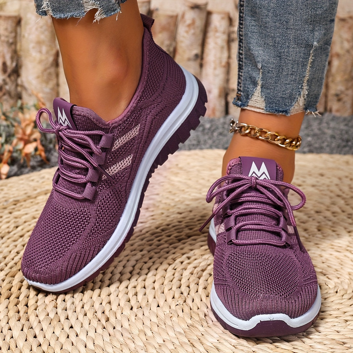 Sneakers Donna Casual Stile Sportivo per Camminata e Uso Quotidiano