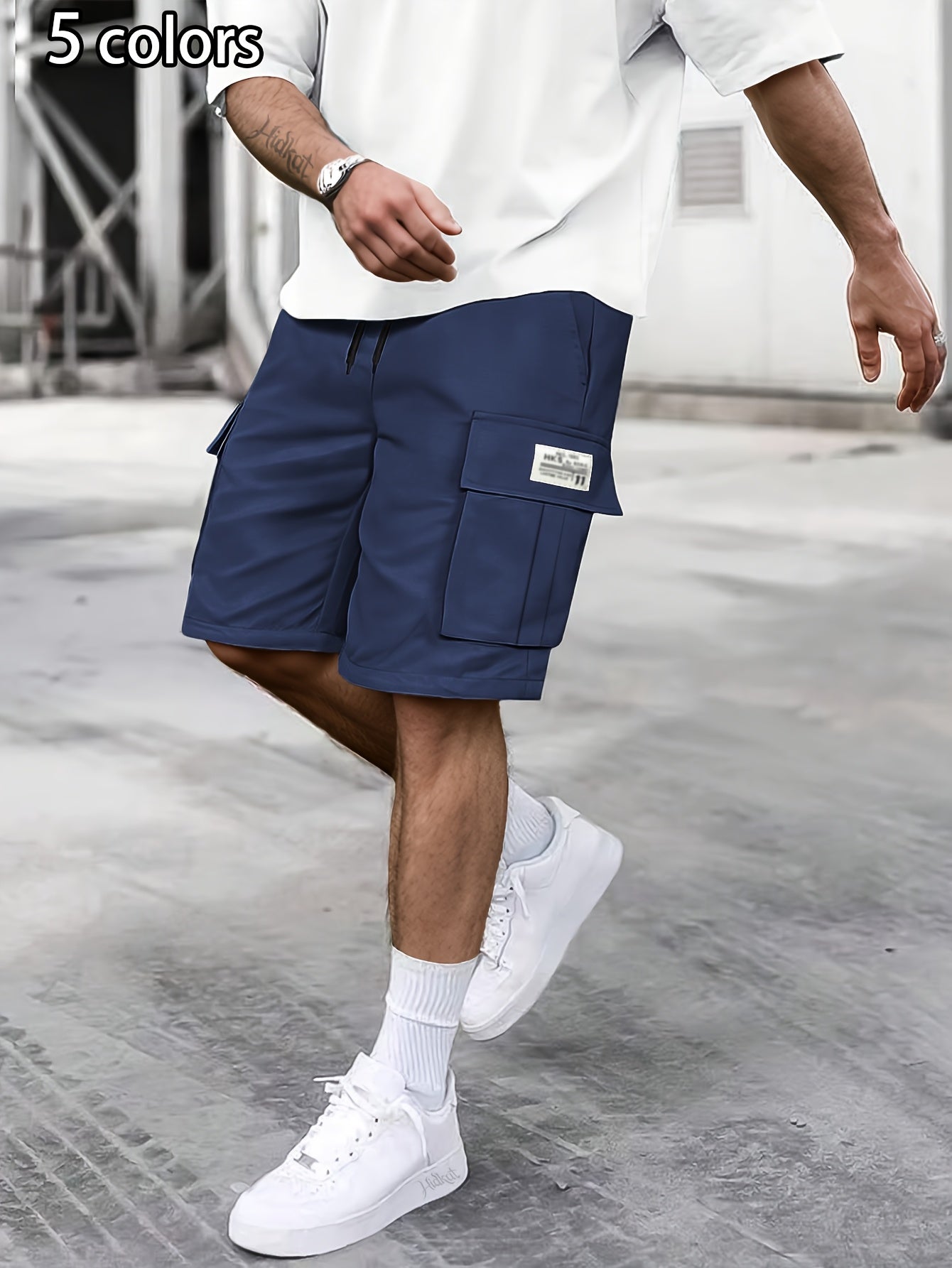 Short cargo décontracté pour homme avec poches multiples – Style urbain polyvalent