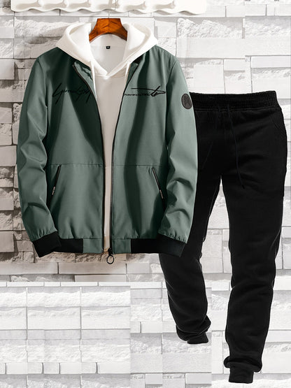 Giacca stile baseball casual da uomo – Moda urbana ed eleganza quotidiana