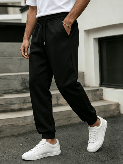 Pantaloni da jogging uomo taglio dritto stile urbano per sport e relax