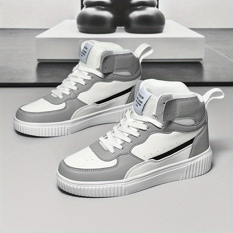 Herrhöga sneakers i urban stil för sport och fritid