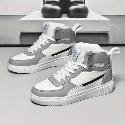 Herrhöga sneakers i urban stil för sport och fritid