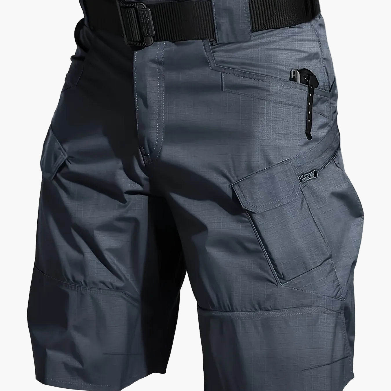 Short cargo tactique pour homme, style outdoor polyvalent, idéal randonnée et activités extérieures