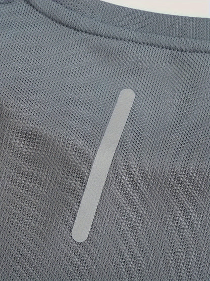T-shirt de sport homme à manches courtes style moderne pour entraînement et running