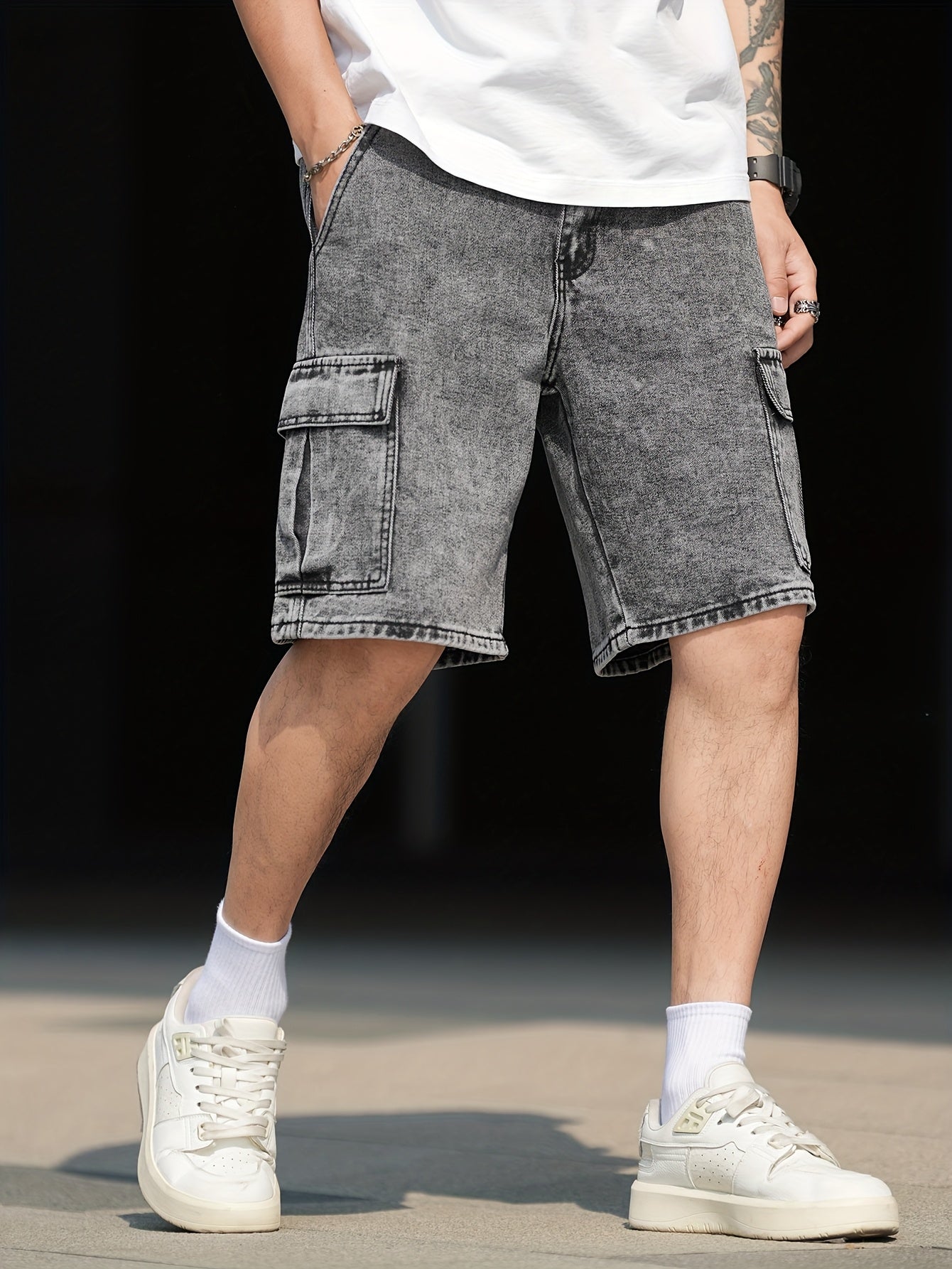 Short cargo décontracté pour homme style urbain polyvalent
