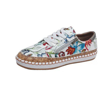 Casual Women's Baskets with Embroidered Floral Style – Urban Fashion and Everyday Comfort
