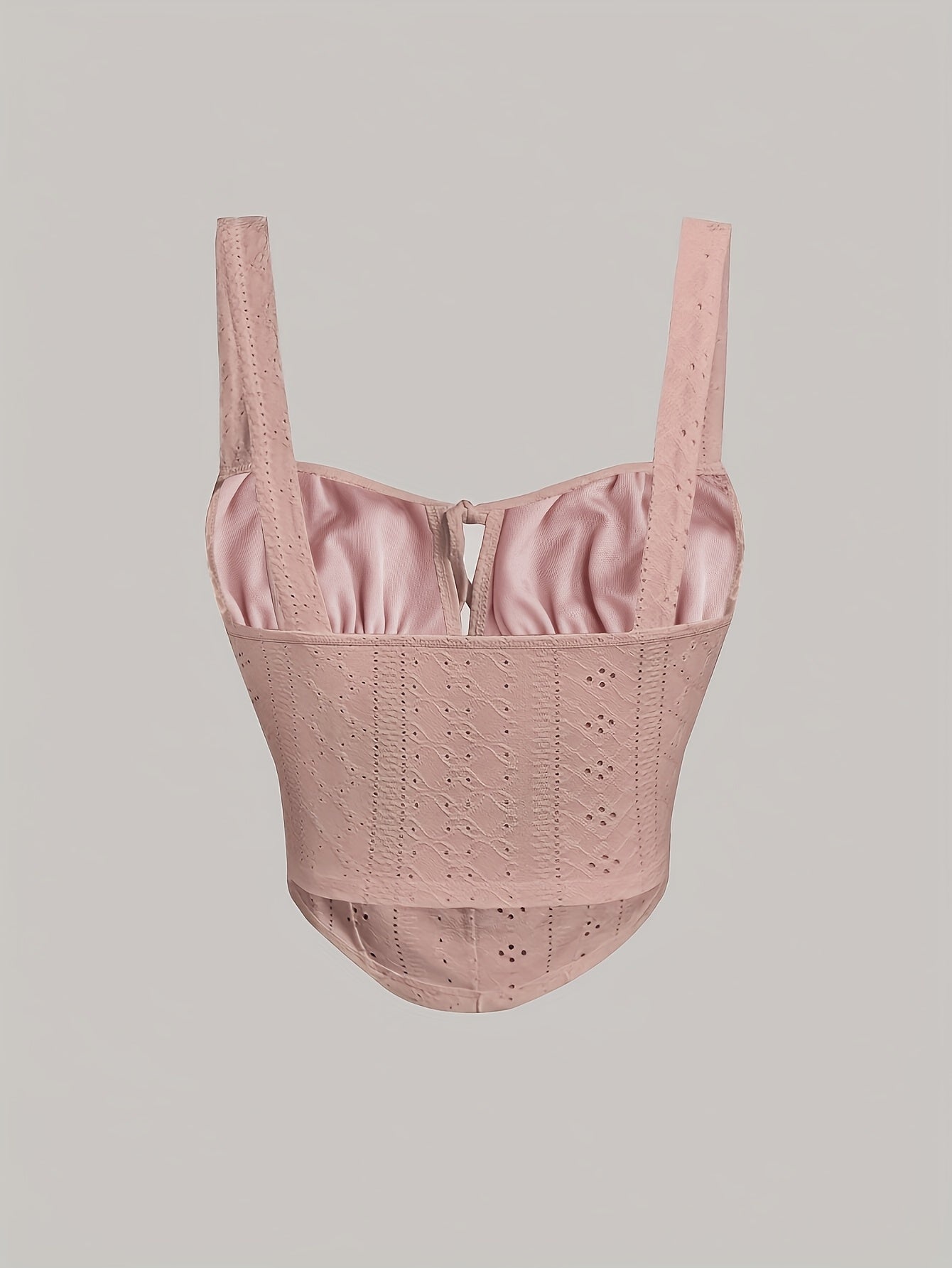 Bustier femenino estilo corsé bordado elegante para primavera y verano