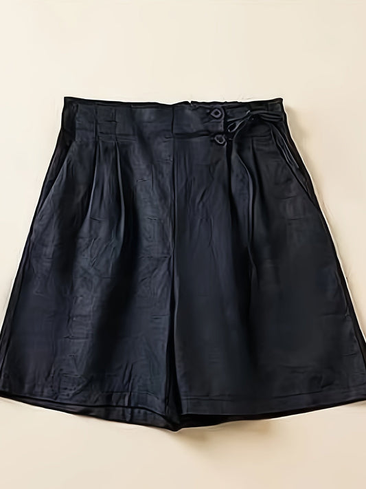 Shorts da donna a vita media con fascia elastica
