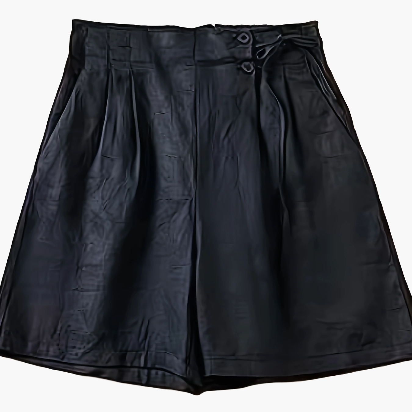 Shorts vita alta donna taglio ampio stile casual estivo