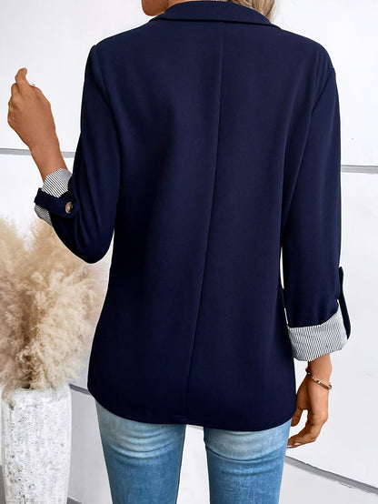 Veste Blazer Femme Élégant Style Professionnel Polyvalent