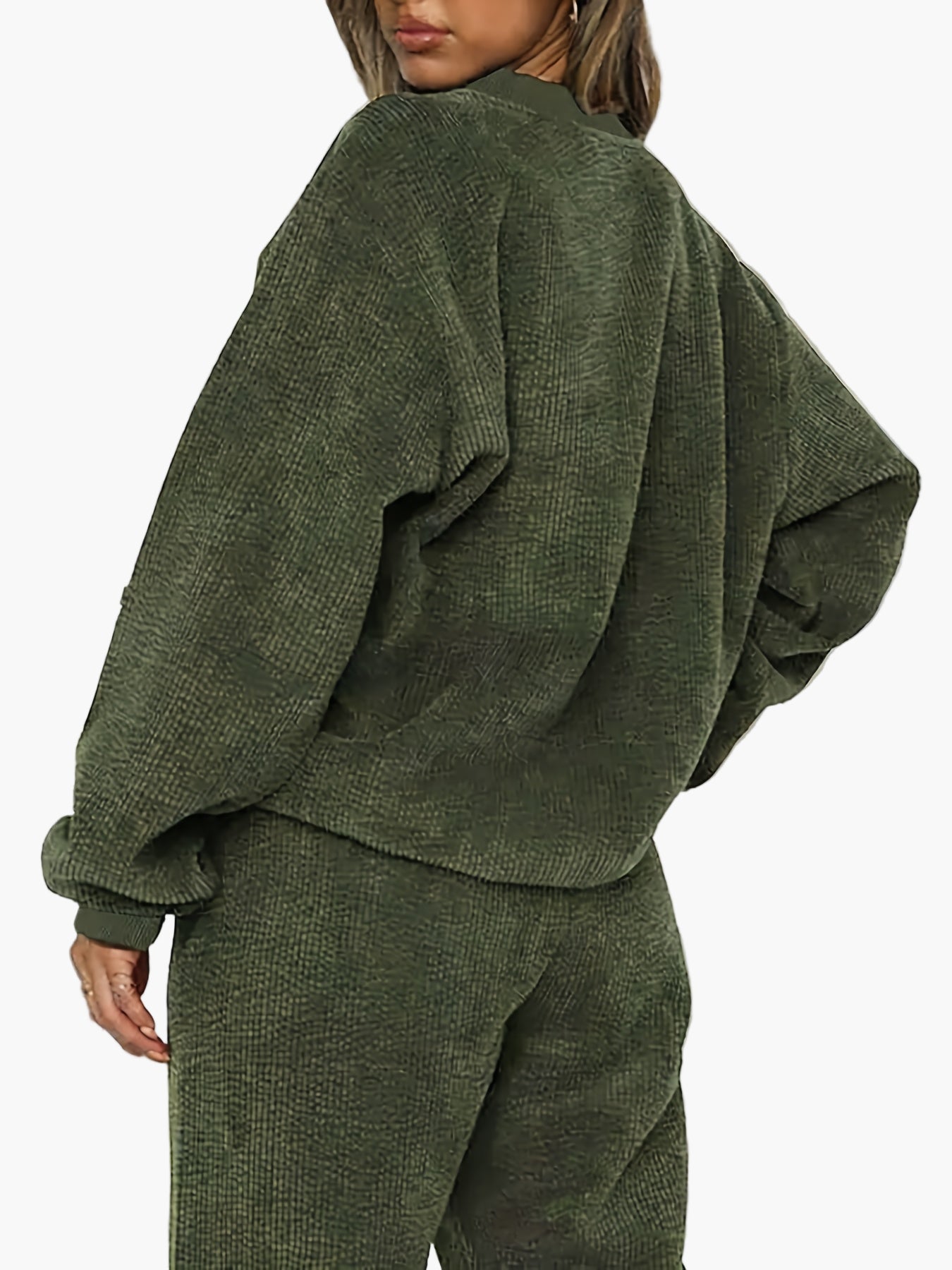 Ensemble décontracté femme deux pièces style urbain pour automne/hiver