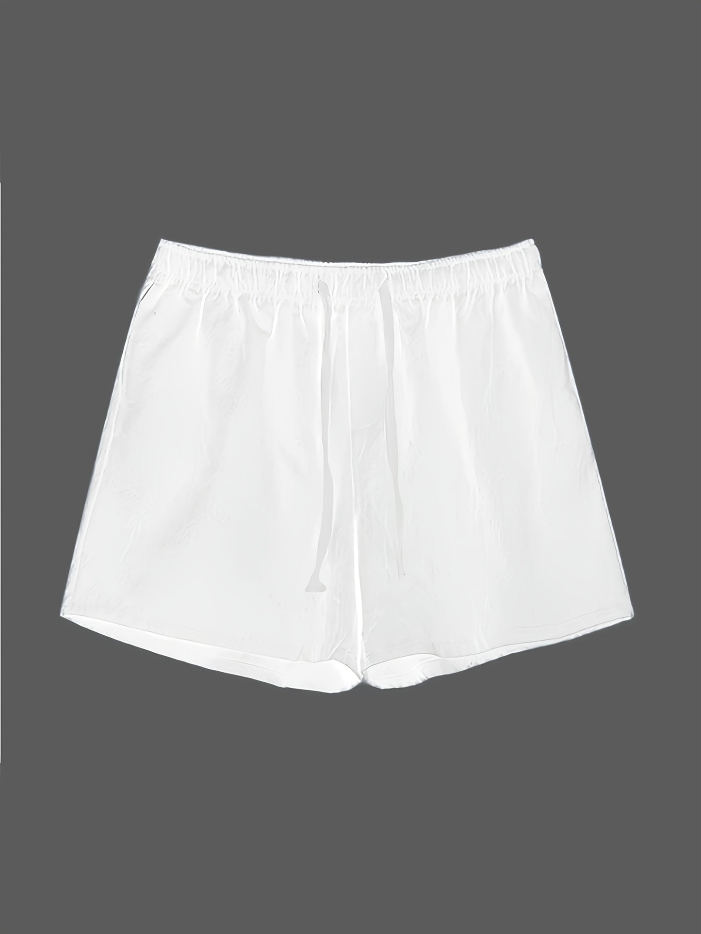 Herre badeshorts i afslappet stil med justerbar snor til strand eller pool