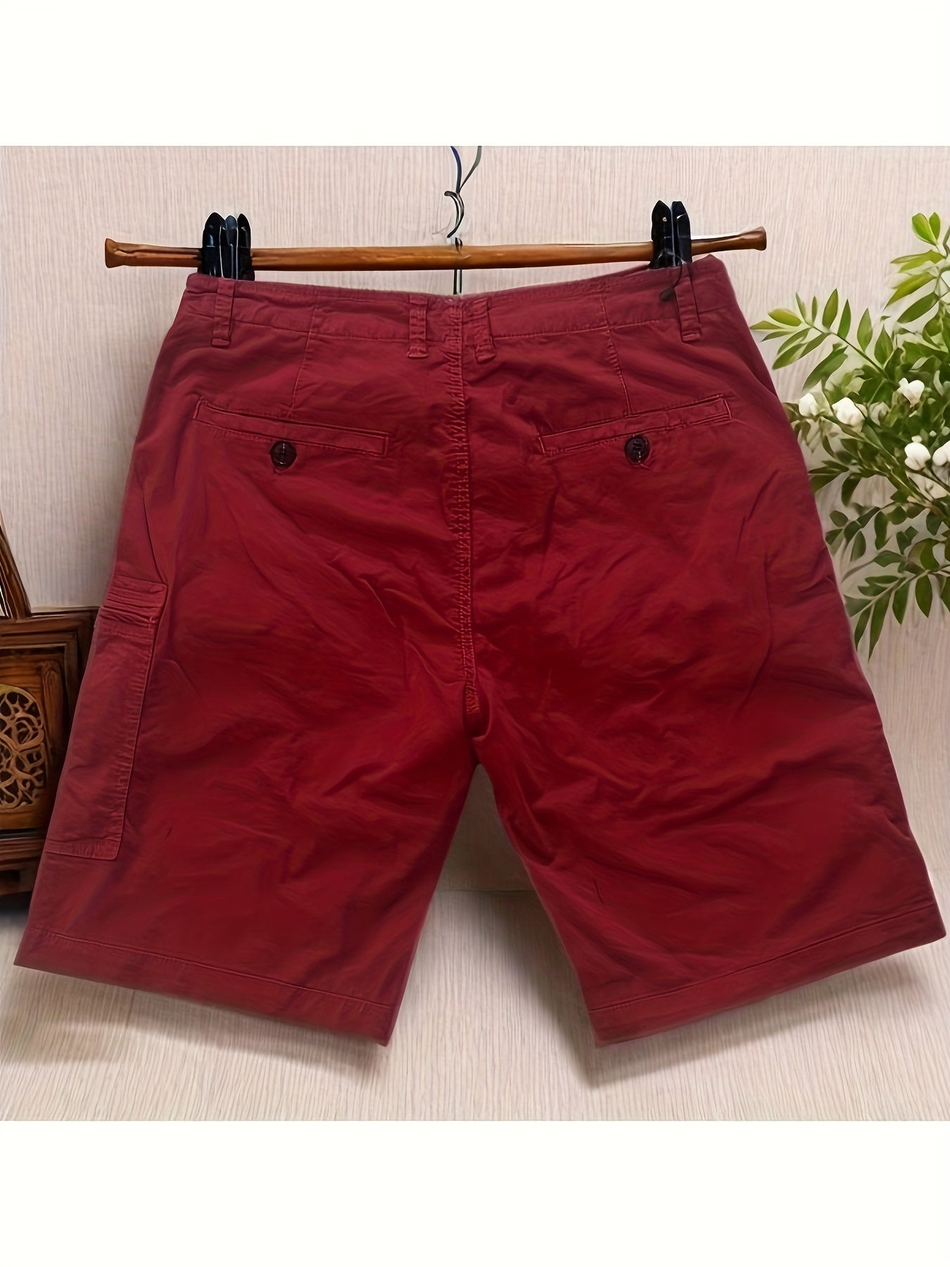 Avslappnade cargo-shorts för herr i utilitaristisk stil – Perfekta för fritid och helger
