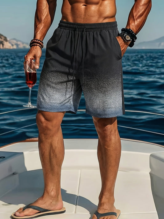 Costume da bagno uomo stile sportivo per l'estate, ideale per la spiaggia o la barca
