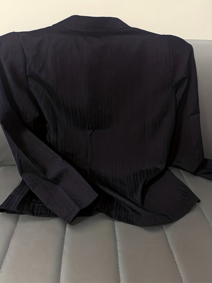 Elegante herencolbert met strepen in casual stijl voor lente/zomer