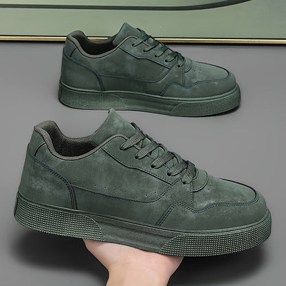 Låga sneakers för herrar i avslappnad urban stil för vardagsbruk