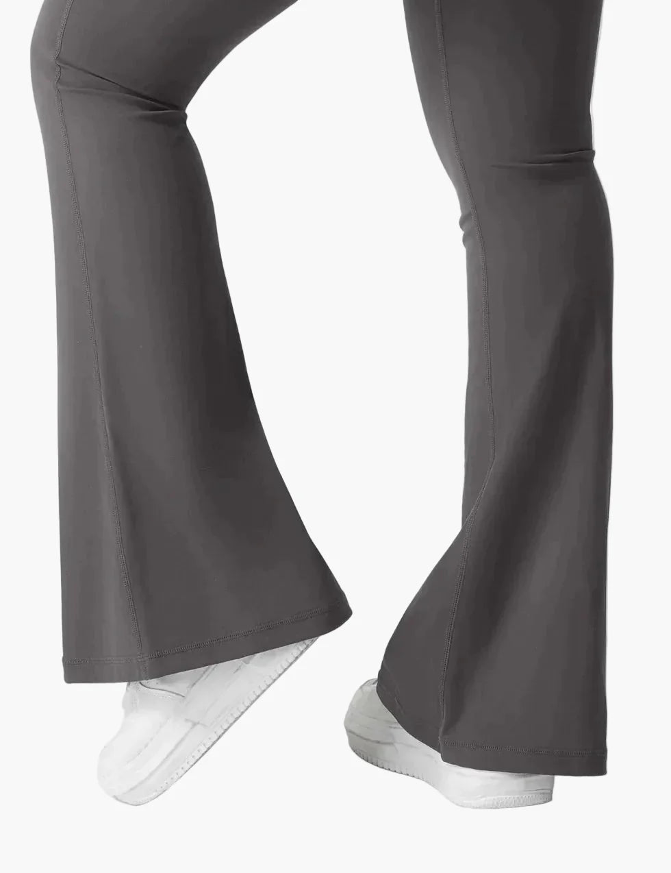 Legging cargo de fitness femme coupe évasée push-up taille haute pour sport et loisirs