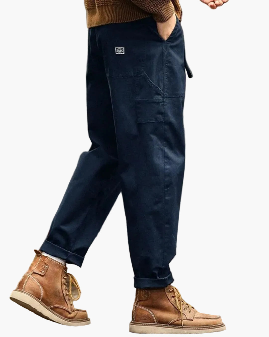 Pantaloni cargo comodi da uomo stile antico funzionali per tutti i giorni