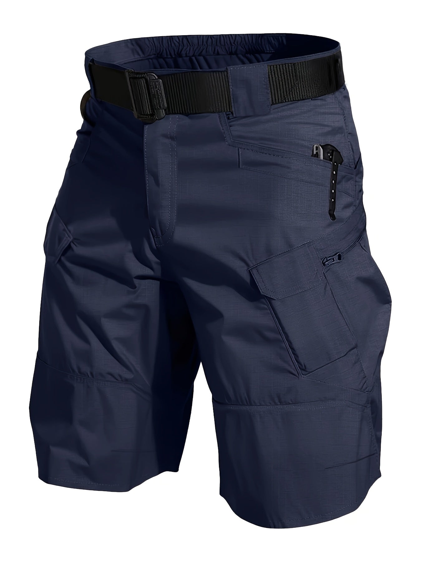 Short cargo tactique pour homme, style outdoor polyvalent, idéal randonnée et activités extérieures