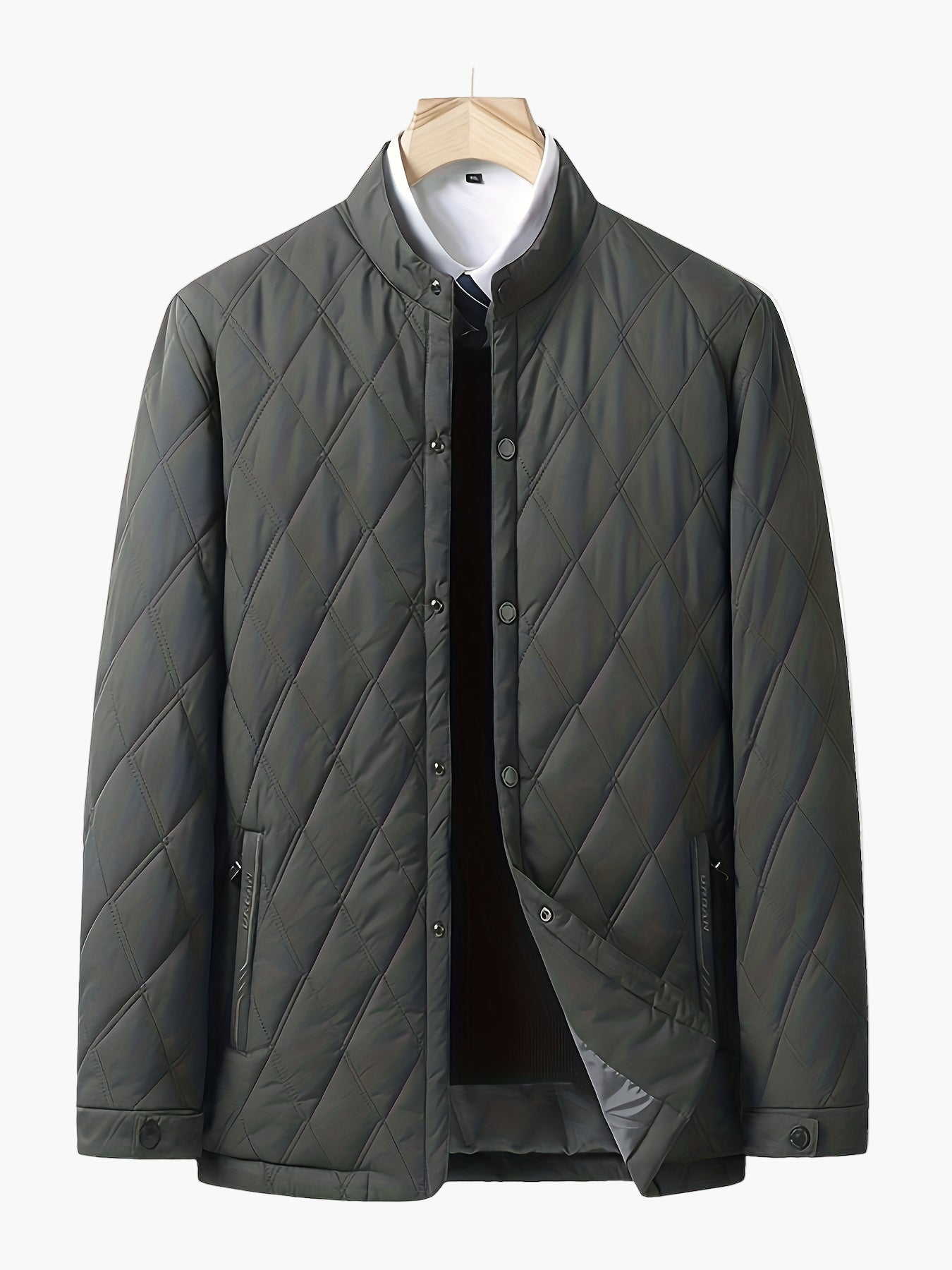 Veste matelassée homme style urbain élégance décontractée