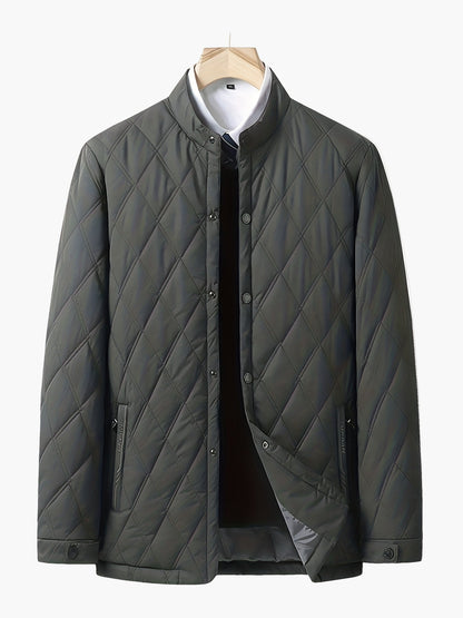 Veste matelassée homme style urbain élégance décontractée