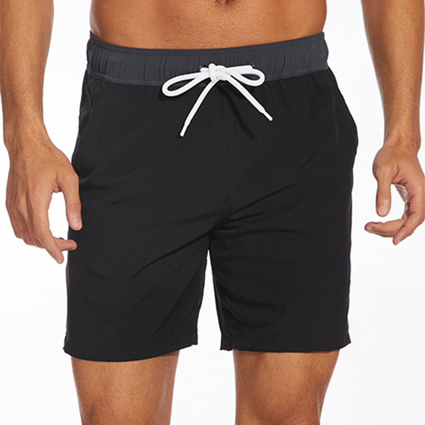 Short de bain homme style sportif avec poche intégrée – Idéal plage et activités estivales