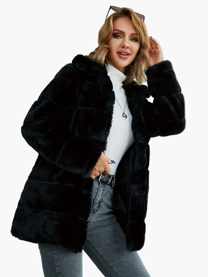 Manteau femme élégant style urbain pour l’automne et l’hiver
