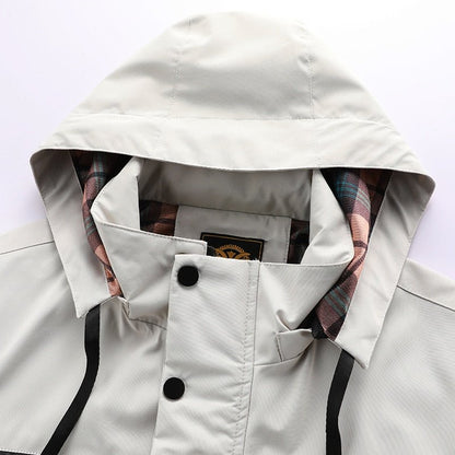 Veste d’Hiver Homme Style Urbain et Fonctionnel – Coupe-Vent et Imperméable, Idéale pour la Ville et l’Extérieur