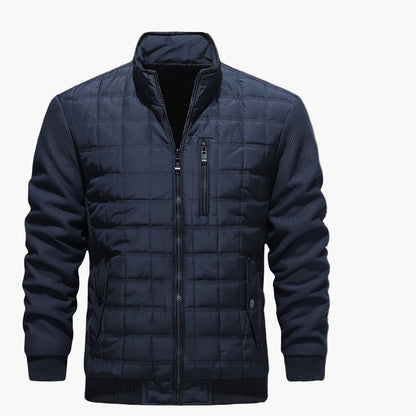 Blouson matelassé style décontracté pour homme - Idéal pour la mi-saison ou les sorties urbaines