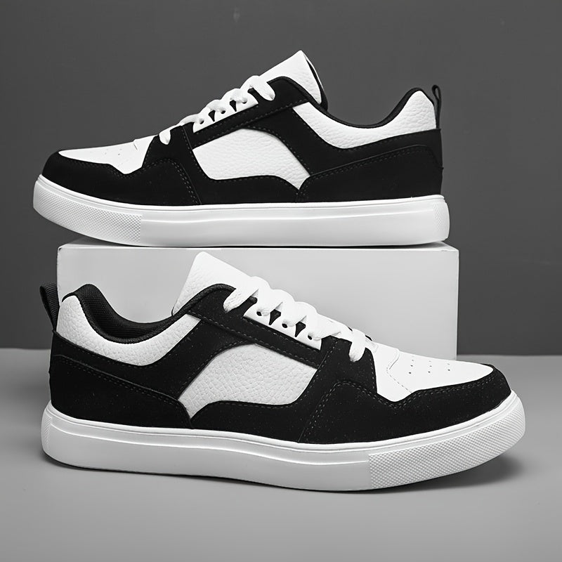 Męskie casualowe trampki w stylu preppy – uniwersalne niskie sneakersy na co dzień
