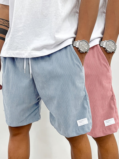 Short vintage décontracté pour homme avec poches – Style urbain idéal pour l'été et les loisirs