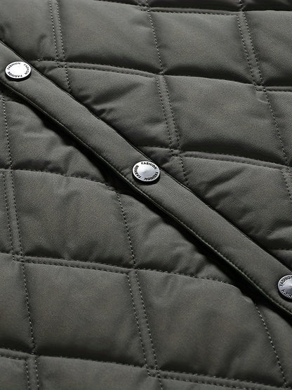 Veste matelassée homme style urbain élégance décontractée