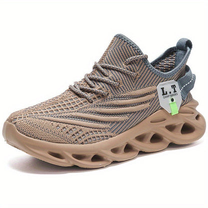 Baskets de sport homme style urbain semelle futuriste confort large