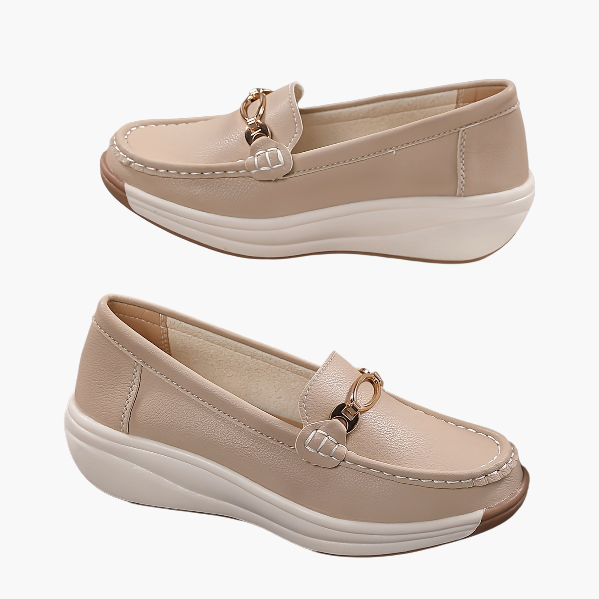 Elegante sleehak mocassins voor dames in casual chique stijl