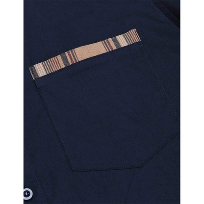 Chemise élégante homme style casual chic à col revers – Idéale pour bureau et sorties