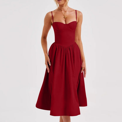 Stephanie – Robe Longue Rétro Style Cour