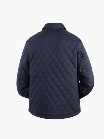 Veste matelassée décontractée pour homme style urbain avec poches et col classique