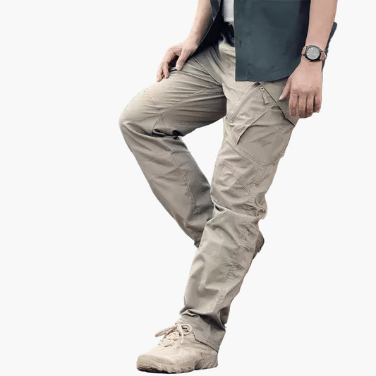 Pantalon cargo tactique homme style utilitaire pour aventure et plein air