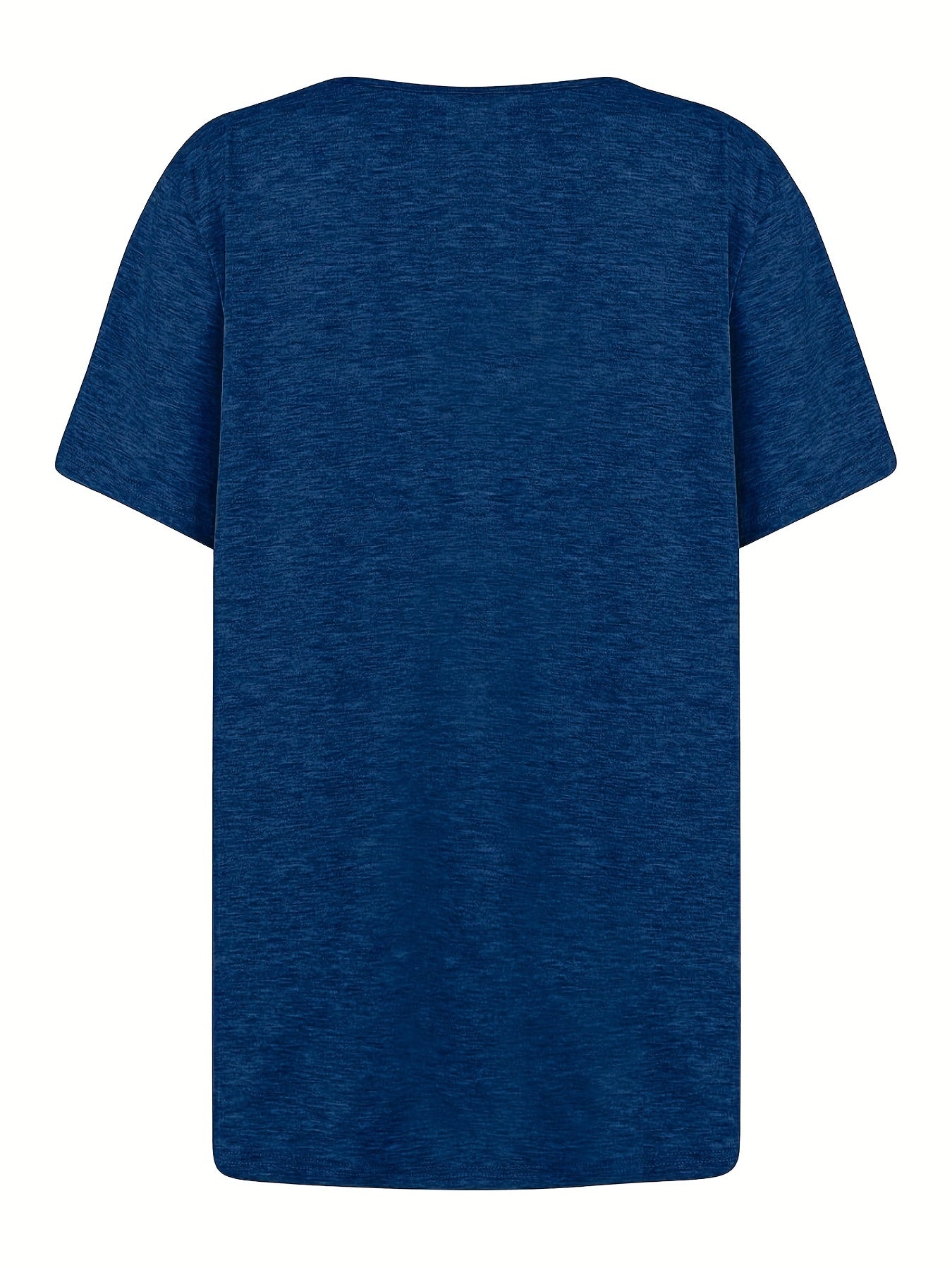 T-shirt donna con scollo asimmetrico e bottoni, stile casual chic per tempo libero o uscite