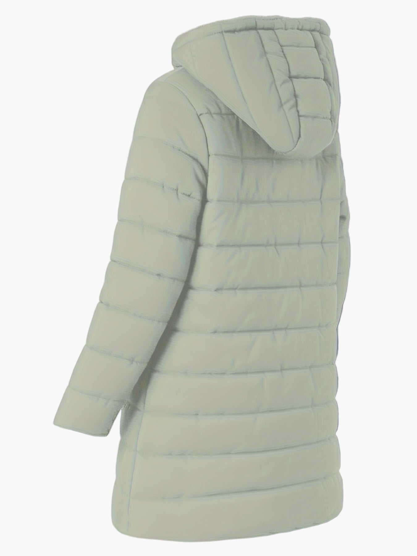 Manteau d'hiver élégant pour femme à capuche large – Style matelassé urbain